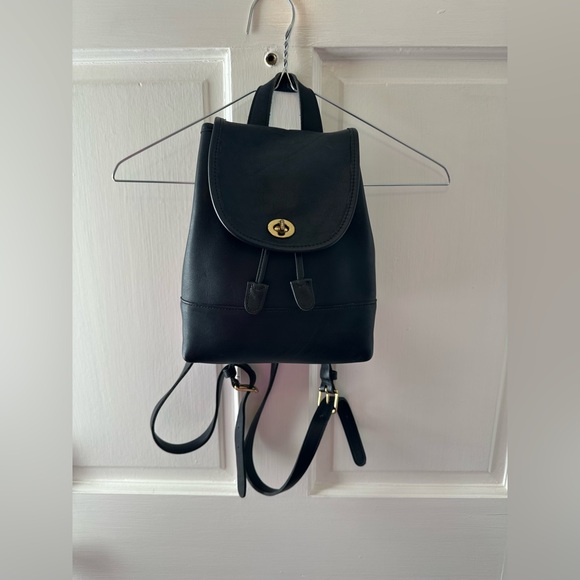 Coach Vintage Classic Daypack Black - Picture 1 of 9